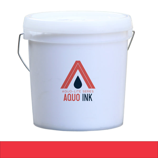 Aquo-Lite Scarlet water-based screen printing ink